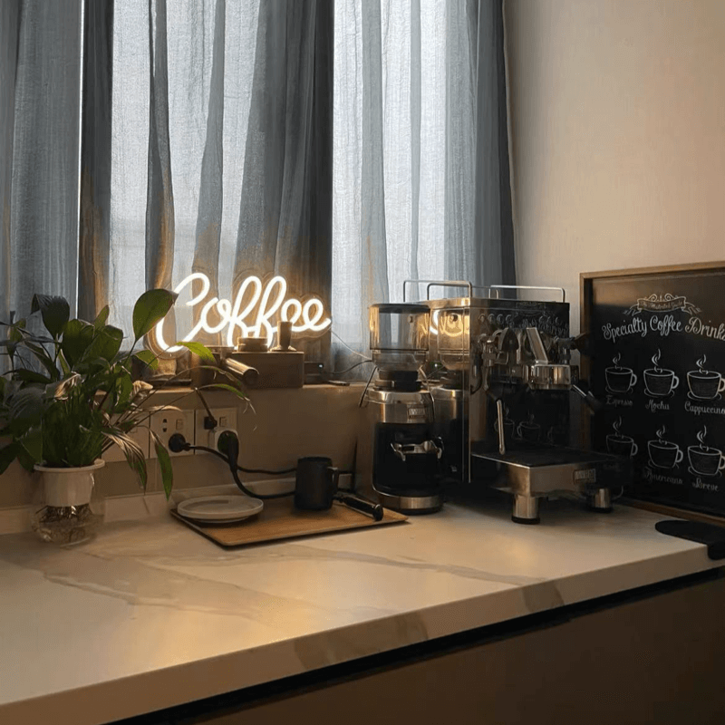 coffee neon sign light